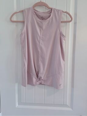Freely by AE Dusty Pink Knot-Front Tank